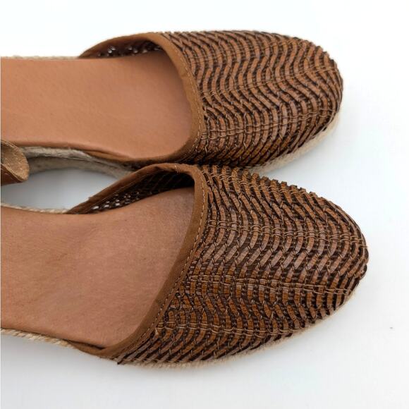 Azura by Spring Step Lia Espadrille Wedge Sandal Women's Brown Size US8.5 EU39 - Picture 9 of 11